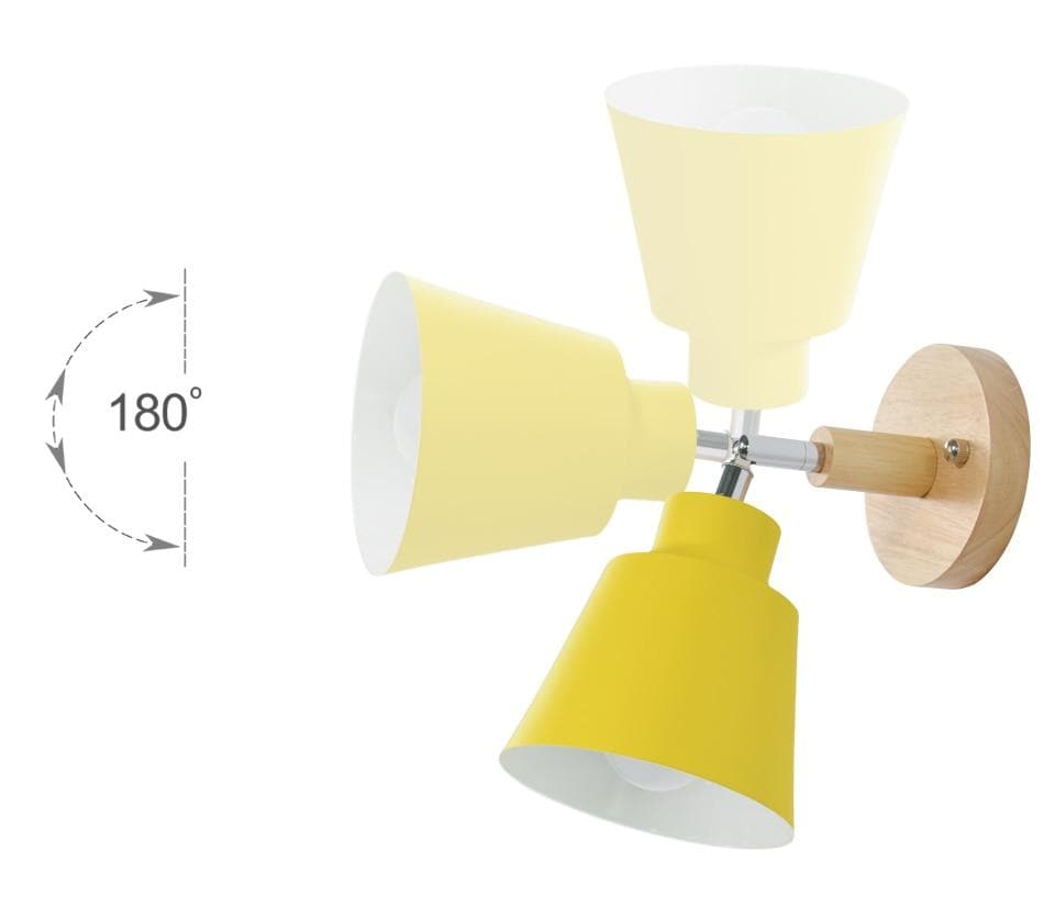 Wall lamp with pull switch - TwistGlow-White-With a toggle switch-Nora Luxe