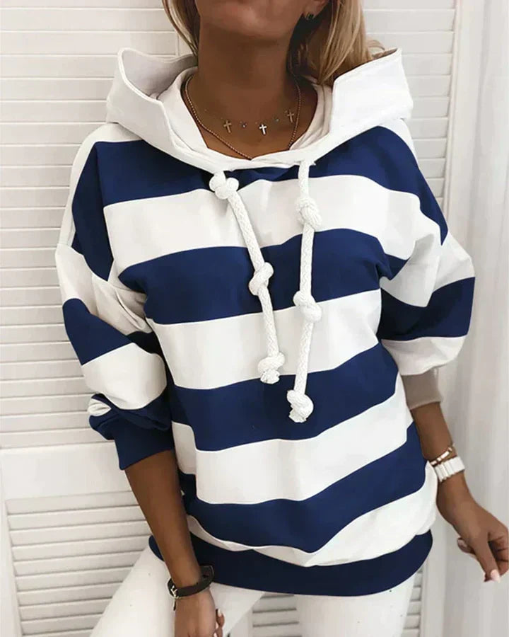 Warm and Stylish Women's Hoodie - Elise-Blue-XS-Nora Luxe