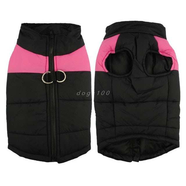 Warm and Water-Repellent Dog Coat - WarmPaws-Pink-S-Nora Luxe