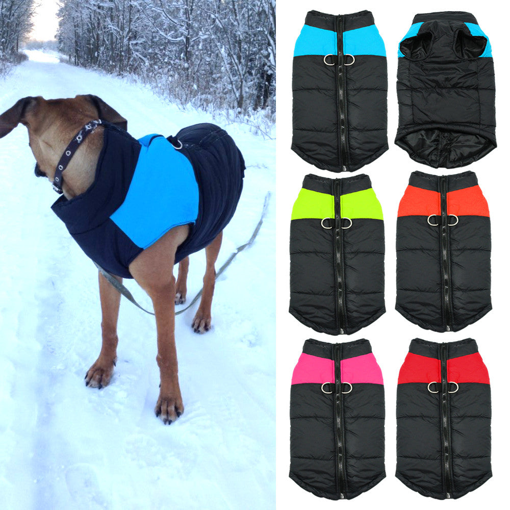 Warm and Water-Repellent Dog Coat - WarmPaws-Pink-S-Nora Luxe