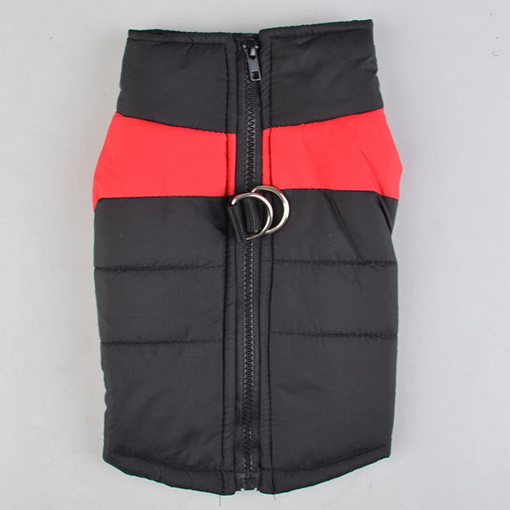 Warm and Water-Repellent Dog Coat - WarmPaws-Red-S-Nora Luxe