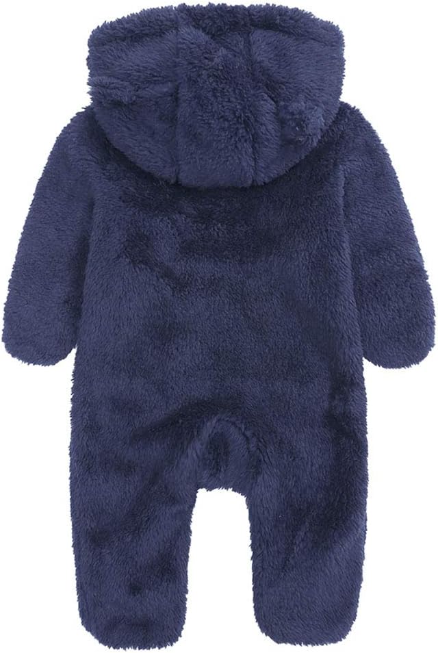 Warm Baby Romper with Hood-Footless-Beige-0-3M-Nora Luxe