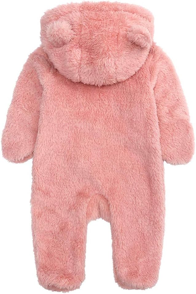 Warm Baby Romper with Hood-Footless-Beige-0-3M-Nora Luxe