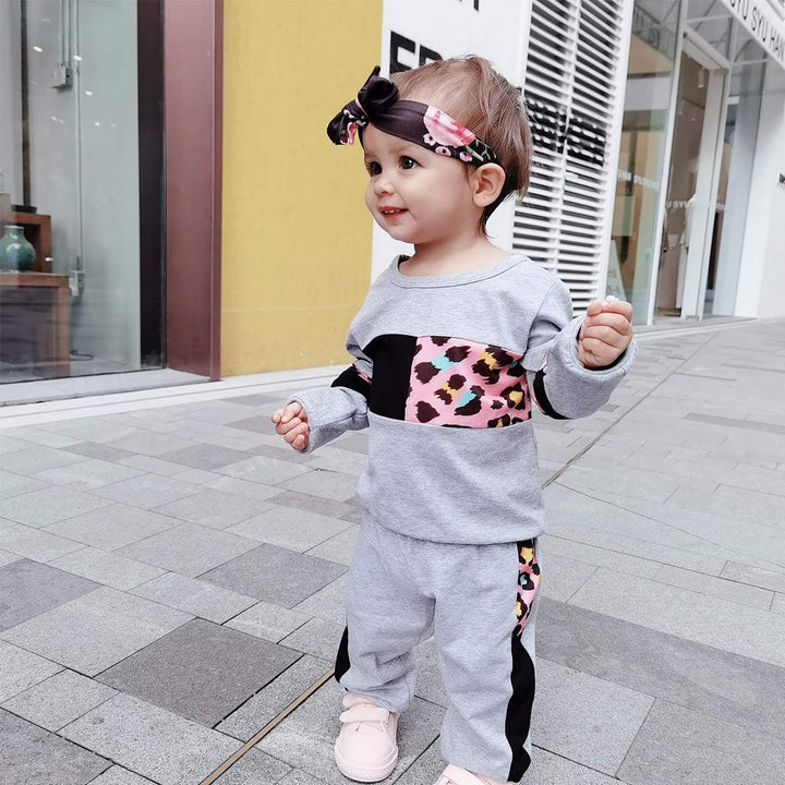 Warm Baby Sweater Set for Girls-Black-12-18 Months-Nora Luxe