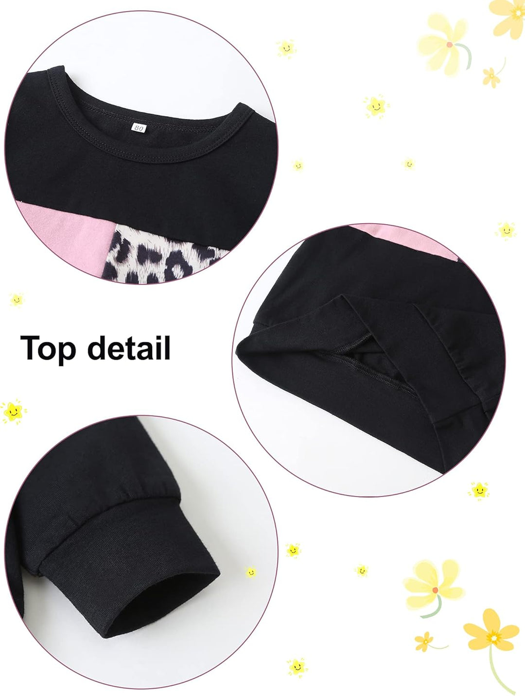 Warm Baby Sweater Set for Girls-Black-12-18 Months-Nora Luxe