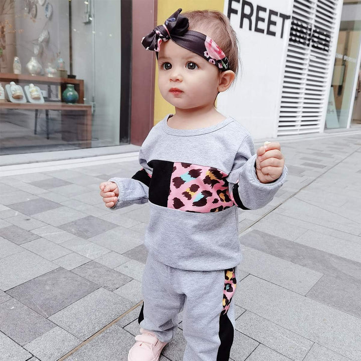 Warm Baby Sweater Set for Girls-Black-12-18 Months-Nora Luxe
