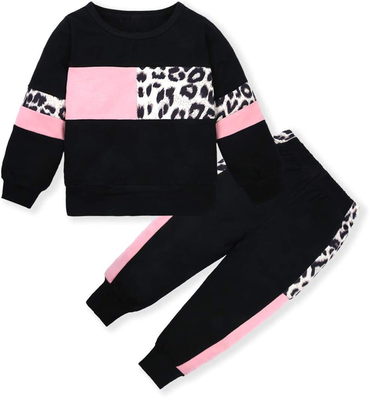 Warm Baby Sweater Set for Girls-Black-12-18 Months-Nora Luxe