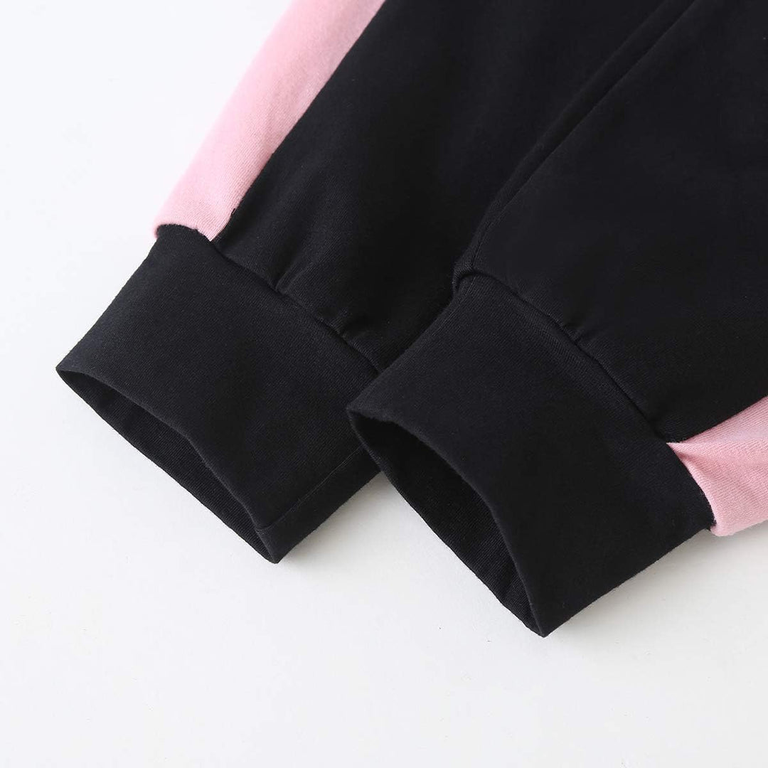 Warm Baby Sweater Set for Girls-Black-12-18 Months-Nora Luxe