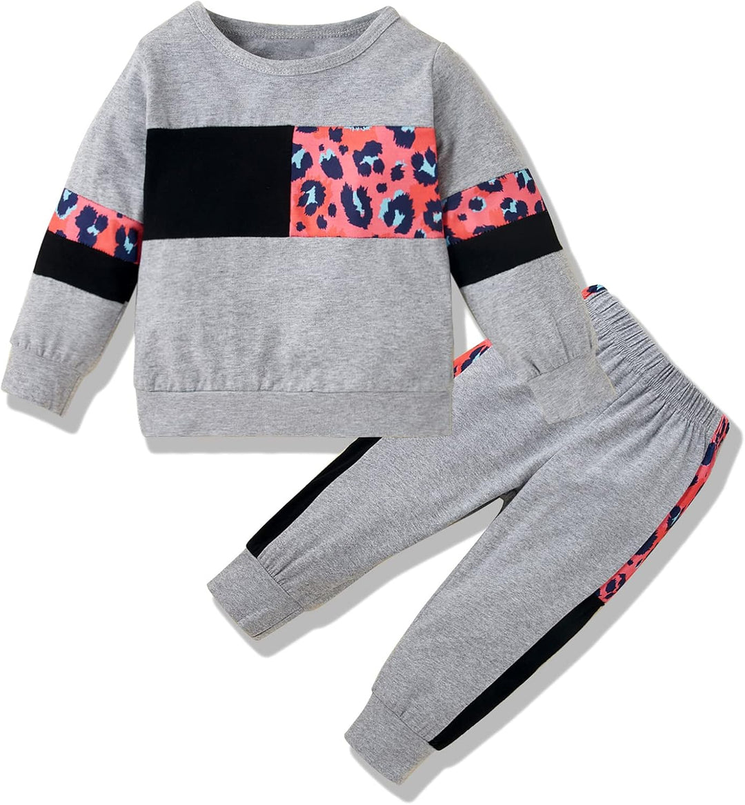 Warm Baby Sweater Set for Girls-Gray-12-18 Months-Nora Luxe