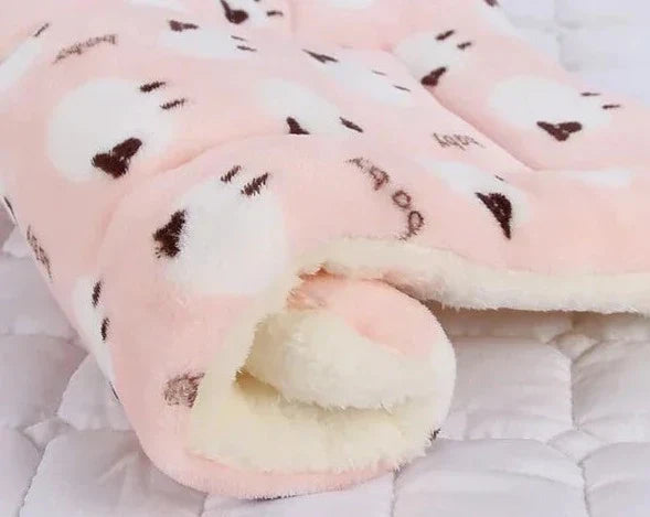 Warm Cat Blanket - SnuggleSoft-Pink & Sheep-S-Nora Luxe