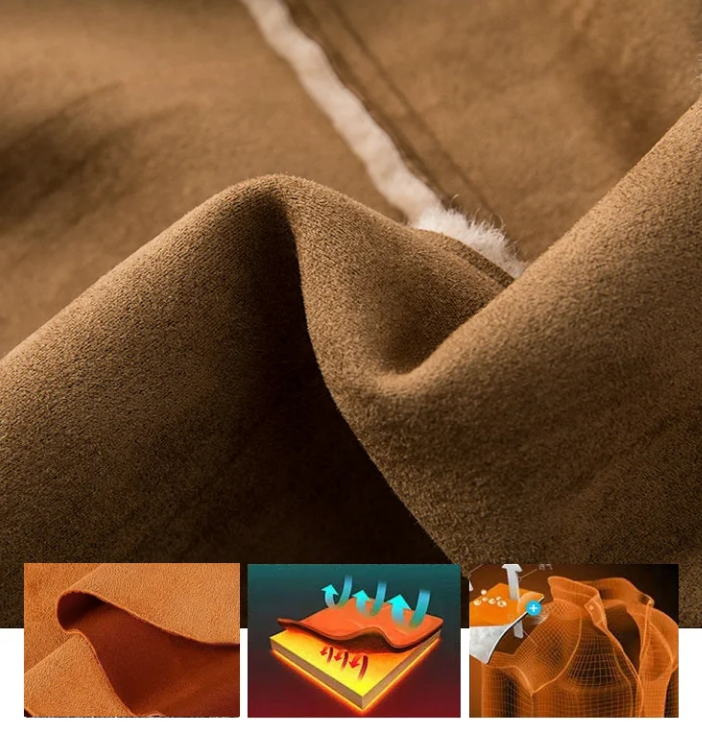 Warm Fleece Jacket for Women - Amara-Brown-S-Nora Luxe