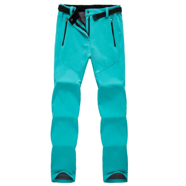 Warm Fleece Softshell Trousers - Everest-Heavenly Blue-S-Nora Luxe