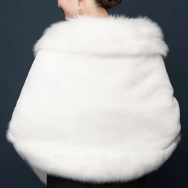Warm Fur Scarf for Women - Elin-Black-Nora Luxe