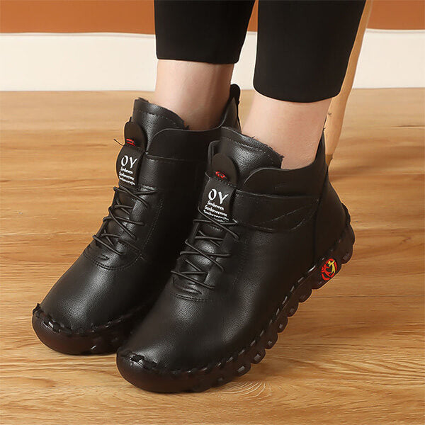 Warm High Women's Shoes – Nova-Black-4.5-Nora Luxe