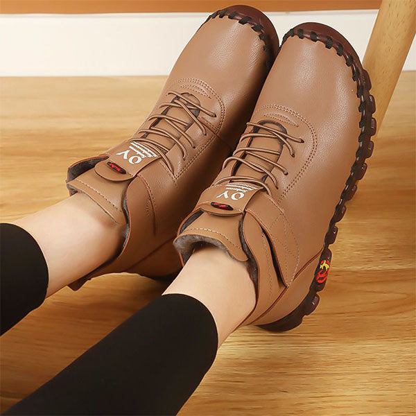 Warm High Women's Shoes – Nova-Brown-4.5-Nora Luxe