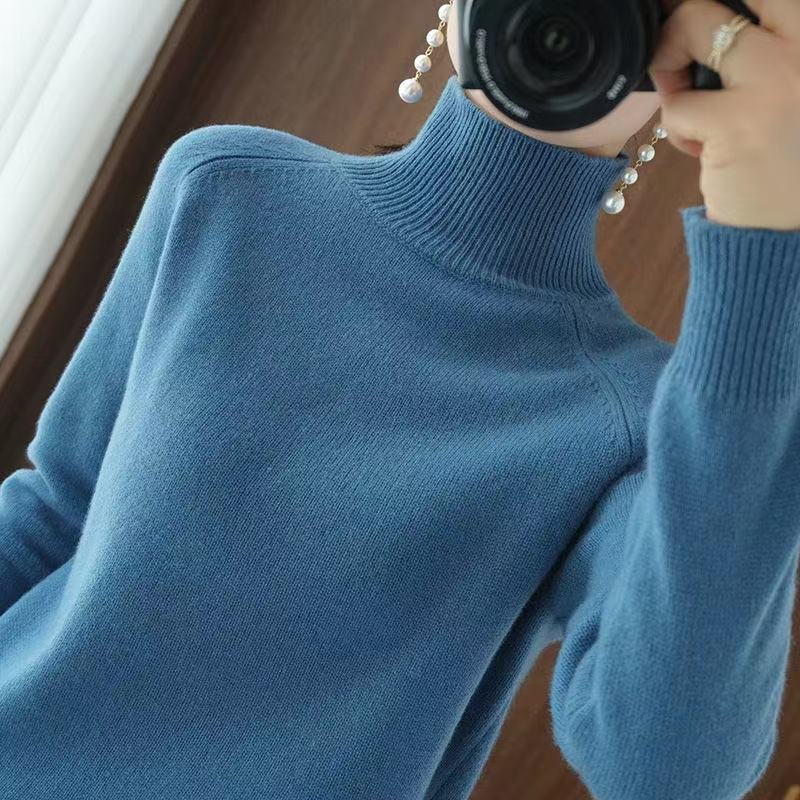 Warm Jumper for Women - Celeste-Blue-S-Nora Luxe