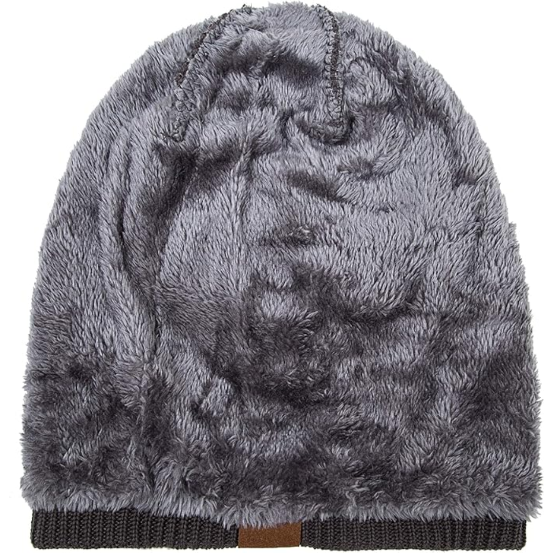 Warm Knitted Beanie – Yves-Orange-Nora Luxe