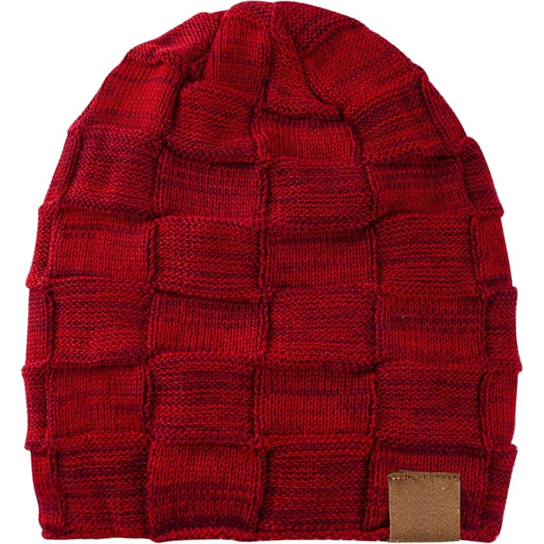 Warm Knitted Beanie – Yves-Orange-Nora Luxe