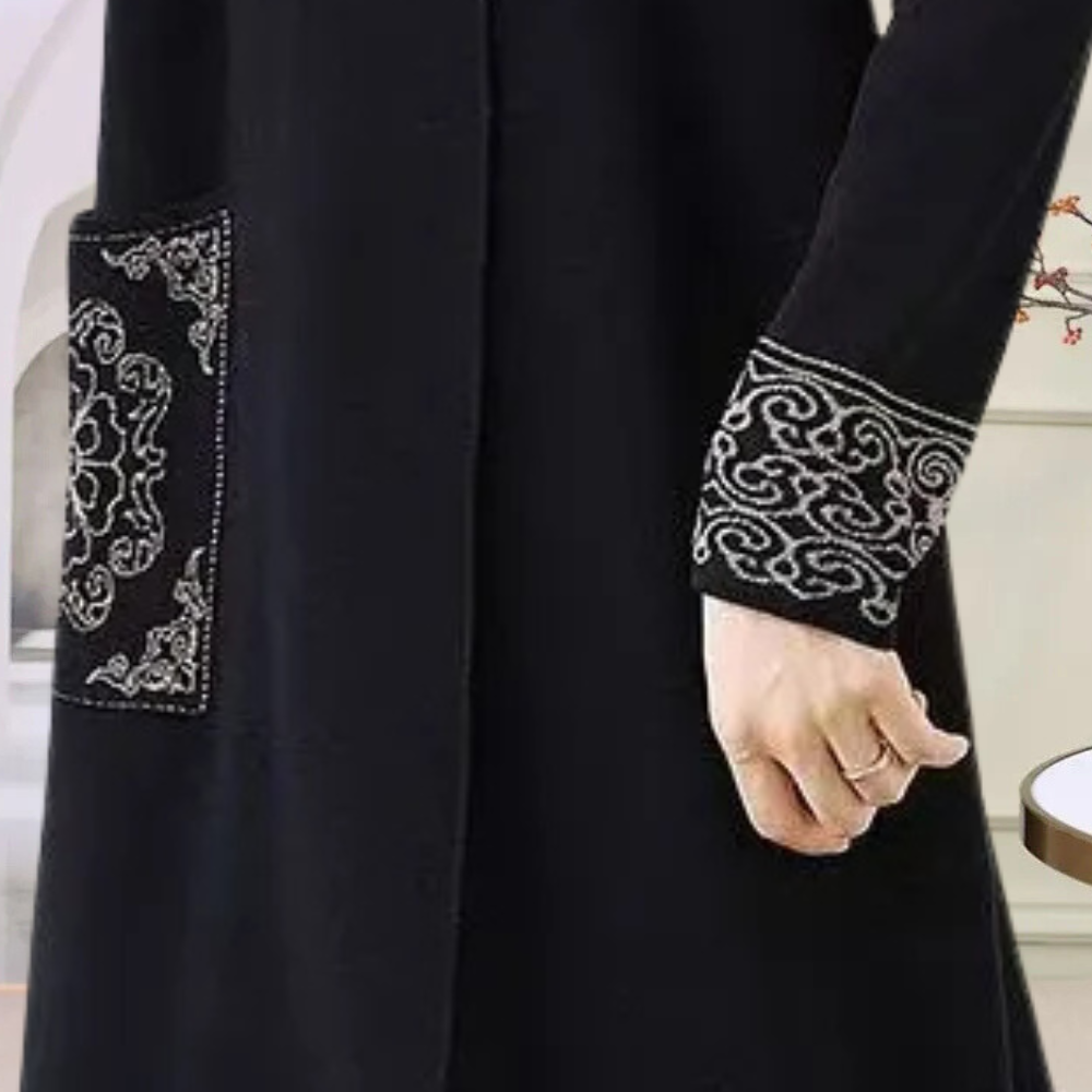 Warm Knitted Midi Dress - Vanya-XS-Nora Luxe