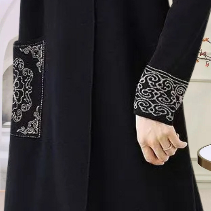 Warm Knitted Midi Dress - Vanya-XS-Nora Luxe