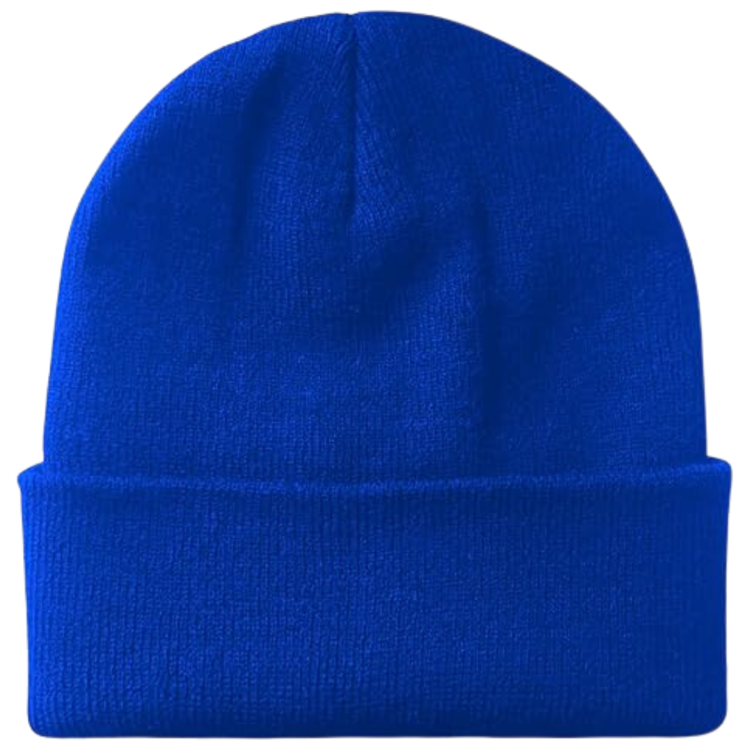 Warm Knitted Winter Hat - CozyCap-Blue-Nora Luxe