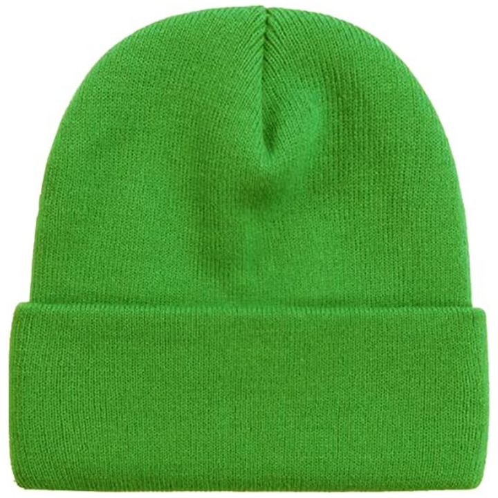 Warm Knitted Winter Hat - CozyCap-Green-Nora Luxe