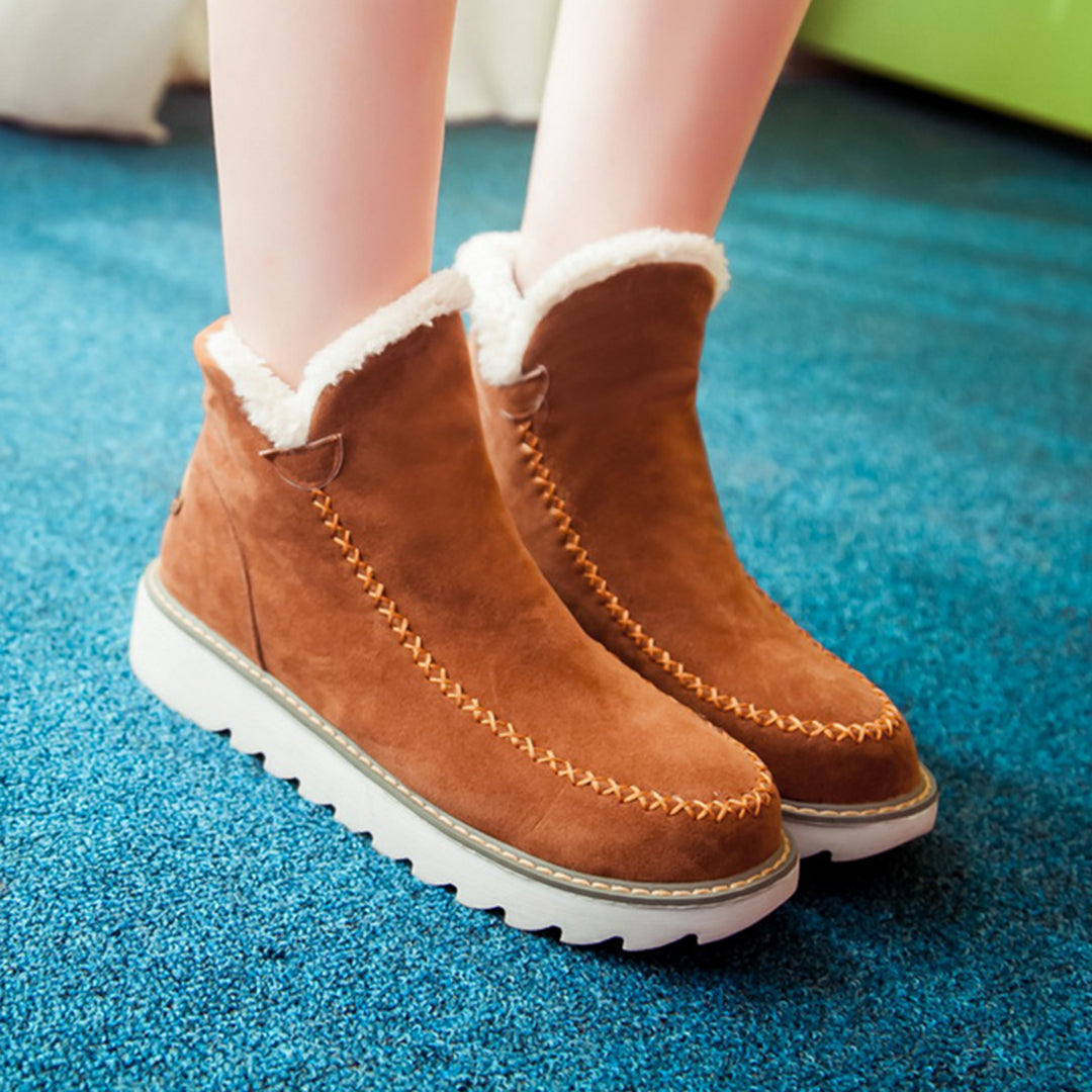 Warm Ladies' Shoes - Ivy-Brown-2.5-Nora Luxe