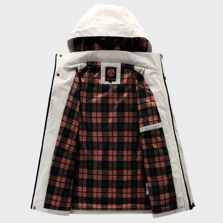 Warm Leisure Jacket for Men - Nicolas-White-S-Nora Luxe
