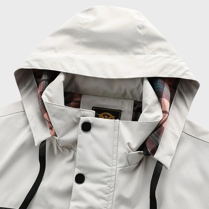 Warm Leisure Jacket for Men - Nicolas-White-S-Nora Luxe
