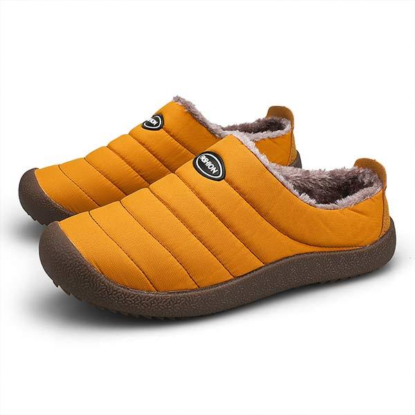 Warm Lined Men's Slippers - Lars-Green-5.5-Nora Luxe
