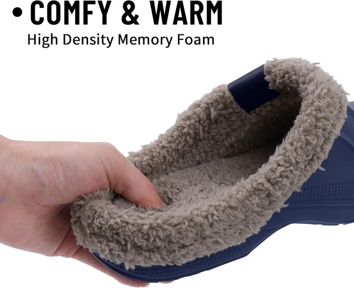 Warm Lined Slippers - CosyStep-Light Gray-4.5–5.5 Women / 2.5–3.5 Men-Nora Luxe