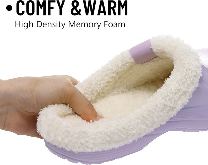 Warm Lined Slippers - CosyStep-Light Gray-4.5–5.5 Women / 2.5–3.5 Men-Nora Luxe