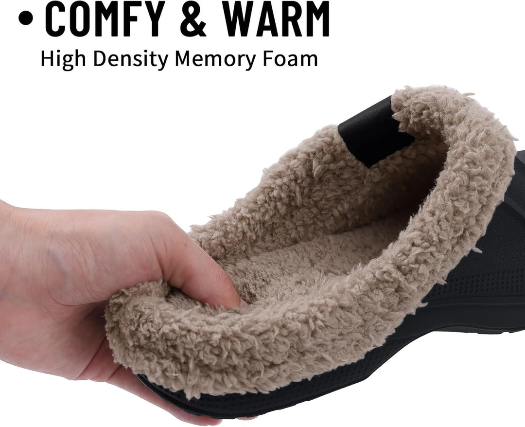 Warm Lined Slippers - CosyStep-Light Gray-4.5–5.5 Women / 2.5–3.5 Men-Nora Luxe