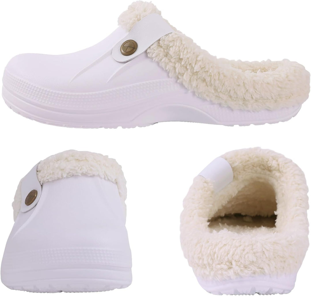 Warm Lined Slippers - CosyStep-Light Gray-4.5–5.5 Women / 2.5–3.5 Men-Nora Luxe