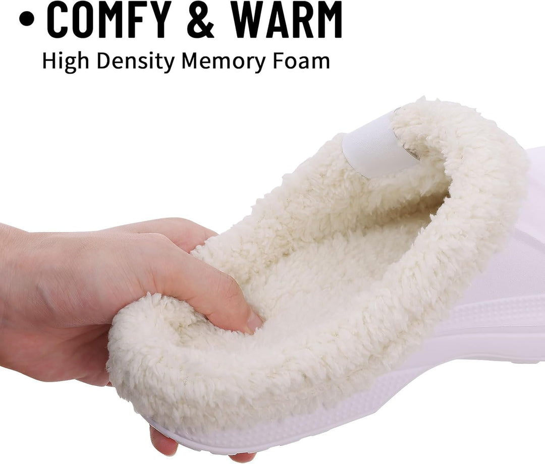 Warm Lined Slippers - CosyStep-Light Gray-4.5–5.5 Women / 2.5–3.5 Men-Nora Luxe