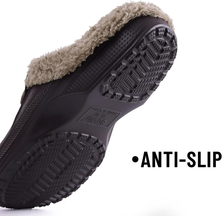 Warm Lined Slippers - CosyStep-Light Gray-4.5–5.5 Women / 2.5–3.5 Men-Nora Luxe