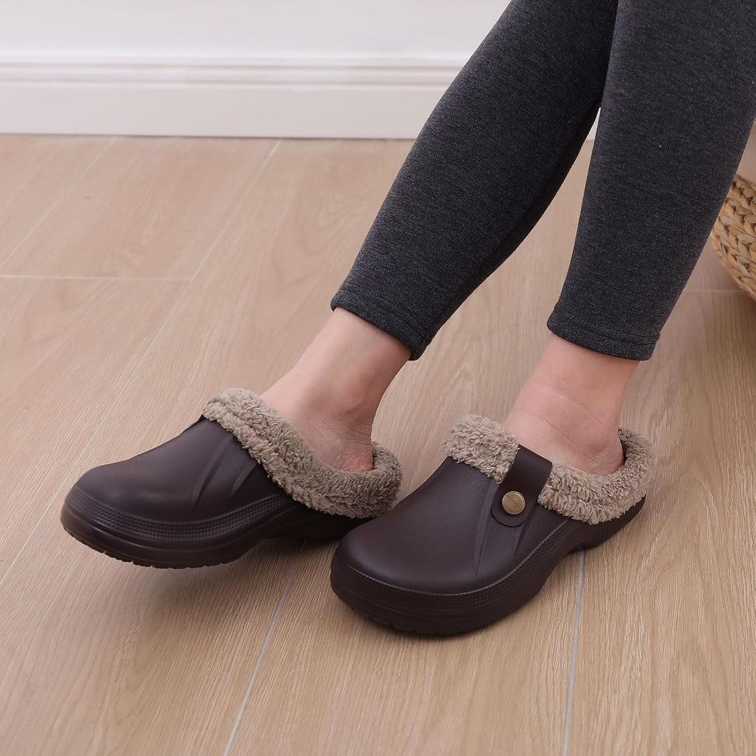 Warm Lined Slippers - CosyStep-Light Gray-4.5–5.5 Women / 2.5–3.5 Men-Nora Luxe
