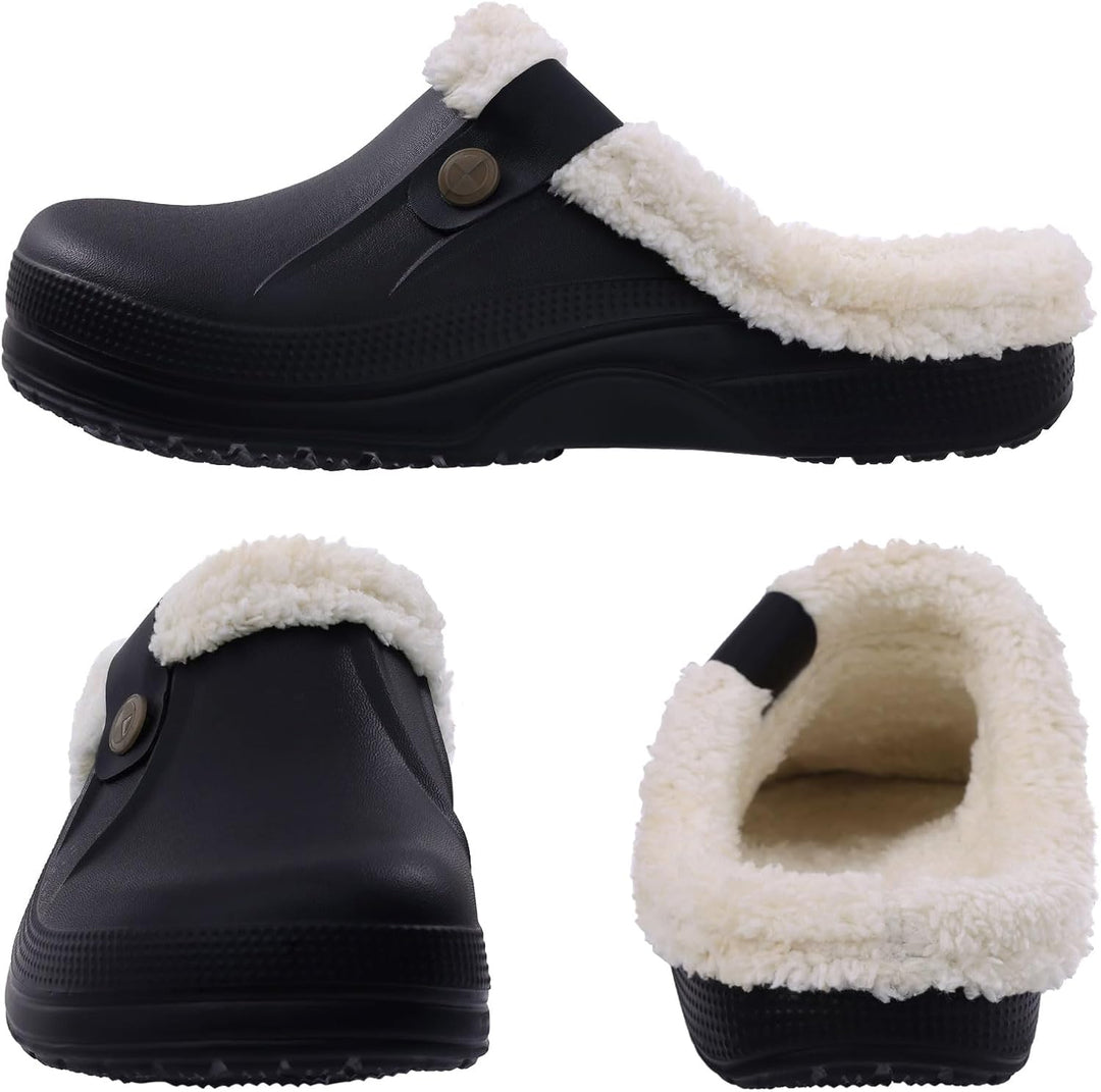 Warm Lined Slippers - CosyStep-Light Gray-4.5–5.5 Women / 2.5–3.5 Men-Nora Luxe