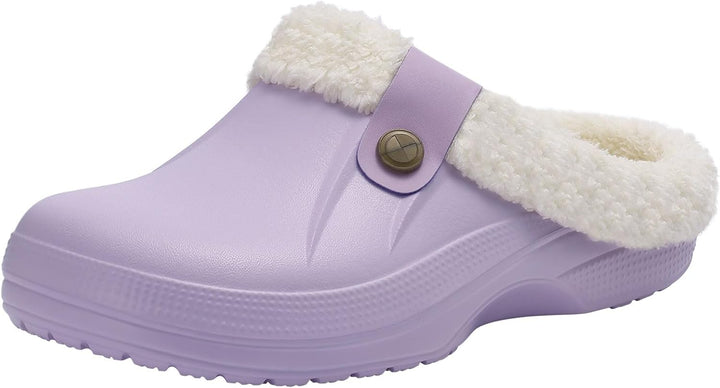 Warm Lined Slippers - CosyStep-Light Purple-4.5–5.5 Women / 2.5–3.5 Men-Nora Luxe
