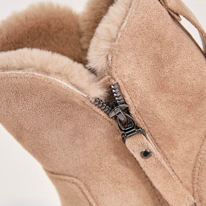 Warm Lined Women's Winter Boots - Isabella Comfy Boot-Black-3.0-Nora Luxe