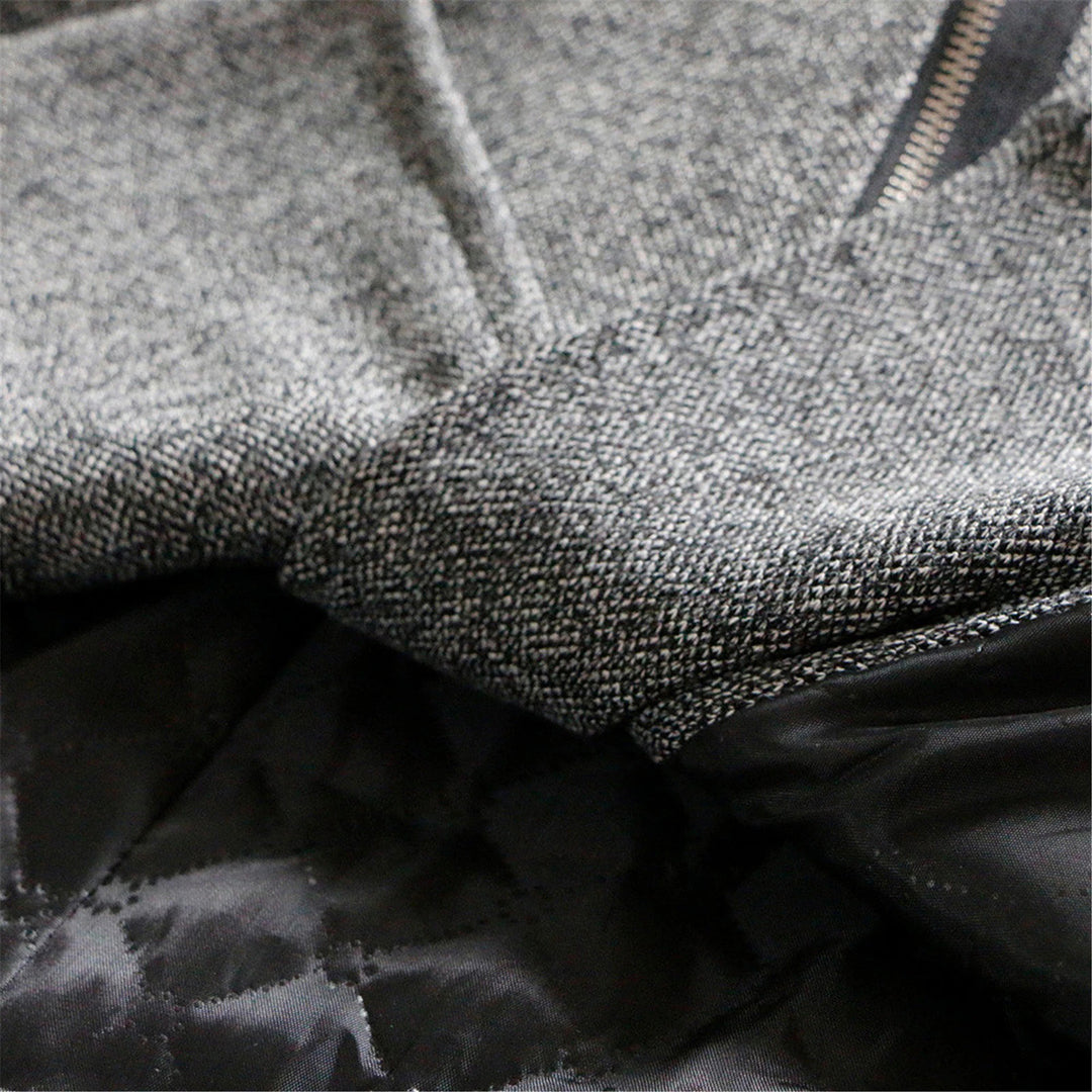 Warm Long Ladies Winter Coat - Aria-Dark Gray-S-Nora Luxe