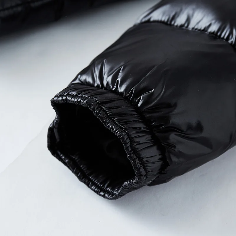 Warm Men's Puffer Jacket - Thor-Black-M-Nora Luxe