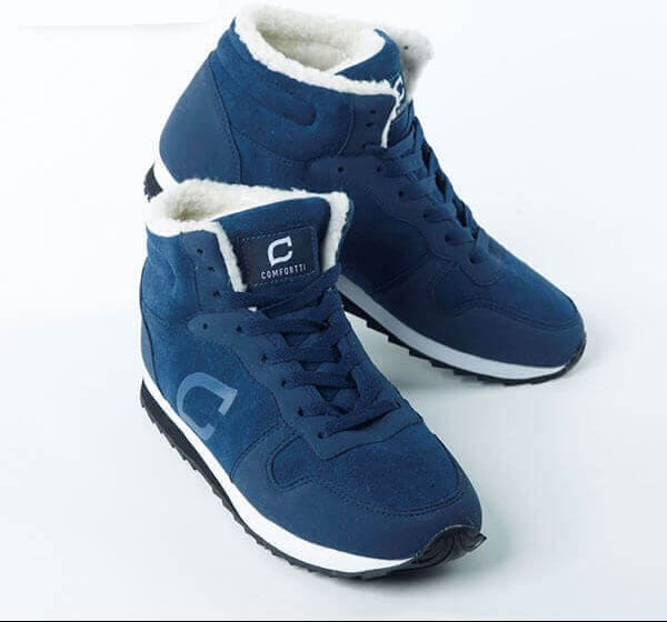 Warm Men's Shoes with Lined Interior – Ruben-Blue-6.5-Nora Luxe