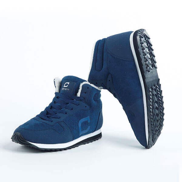 Warm Men's Shoes with Lined Interior – Ruben-Blue-6.5-Nora Luxe