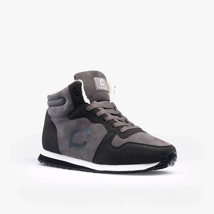 Warm Men's Shoes with Lined Interior – Ruben-Gray-6.5-Nora Luxe