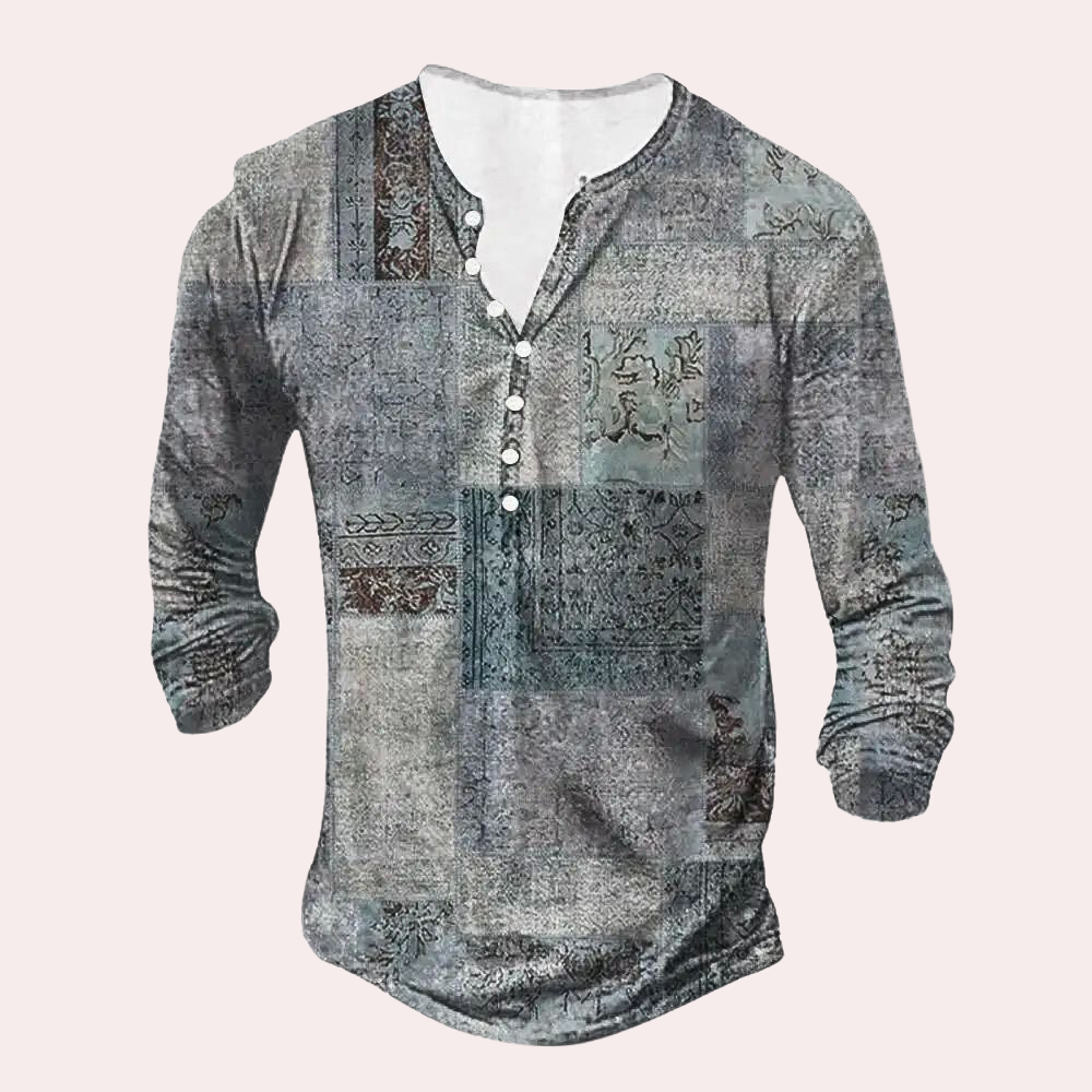 Warm Men's Sweater - Milan-Gray-S-Nora Luxe