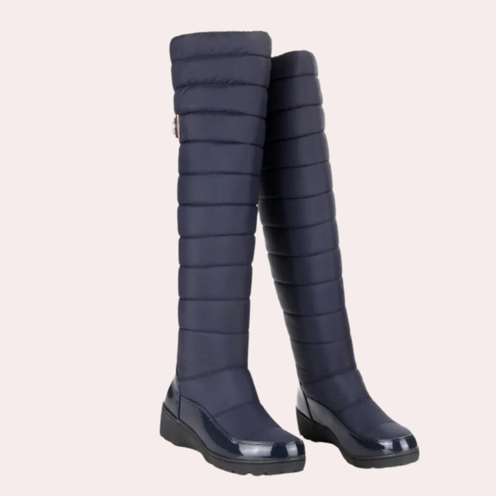 Warm Overknee Boots with Timeless Style - Sofia-Black-3-Nora Luxe