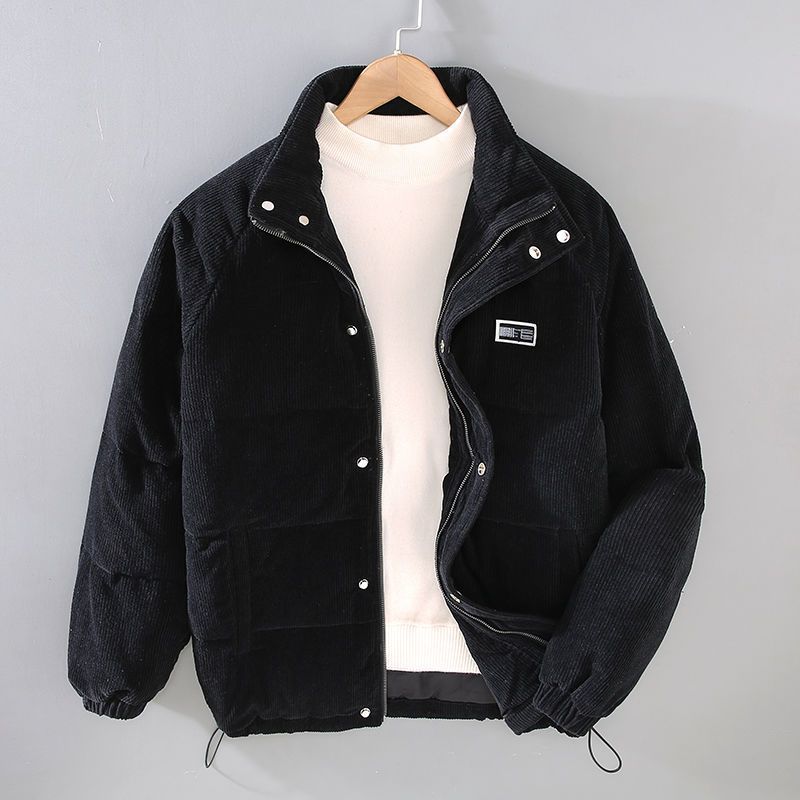 Warm Padded Men's Jacket - Everett-Black-S-Nora Luxe