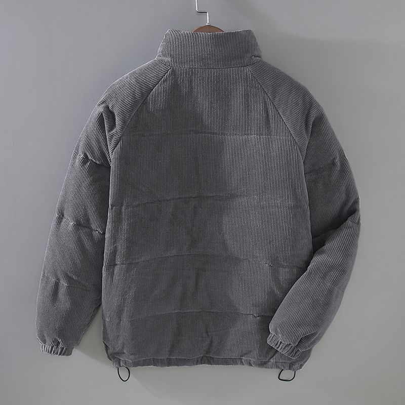 Warm Padded Men's Jacket - Everett-Khaki-S-Nora Luxe