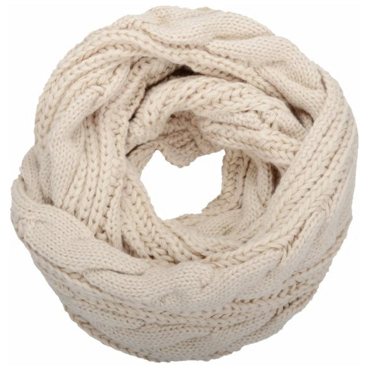 Warm Ribbed Knitted Winter Scarf - Davina-Khaki-Nora Luxe